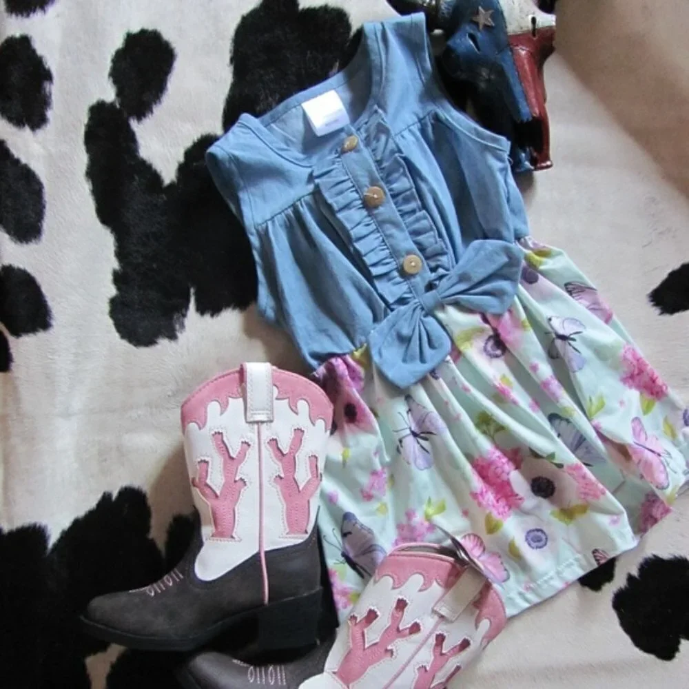 SECRET GARDEN DRESS LITTLE GIRL XS